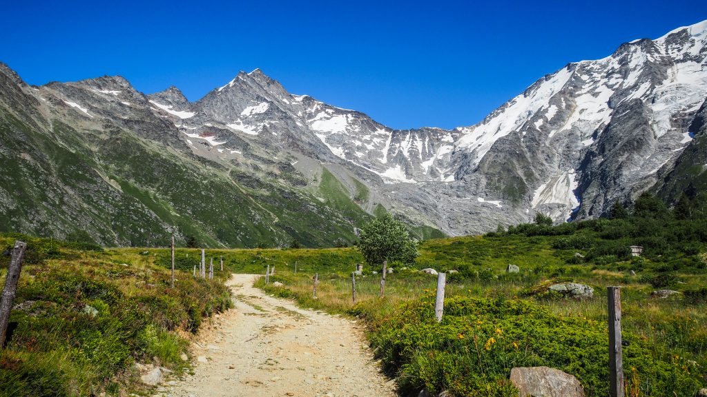 Tour du Mont Blanc in the Alps