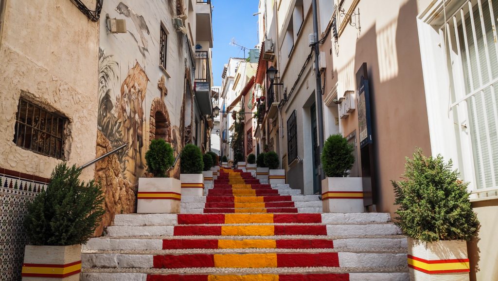 Spanish stairs, Calpe