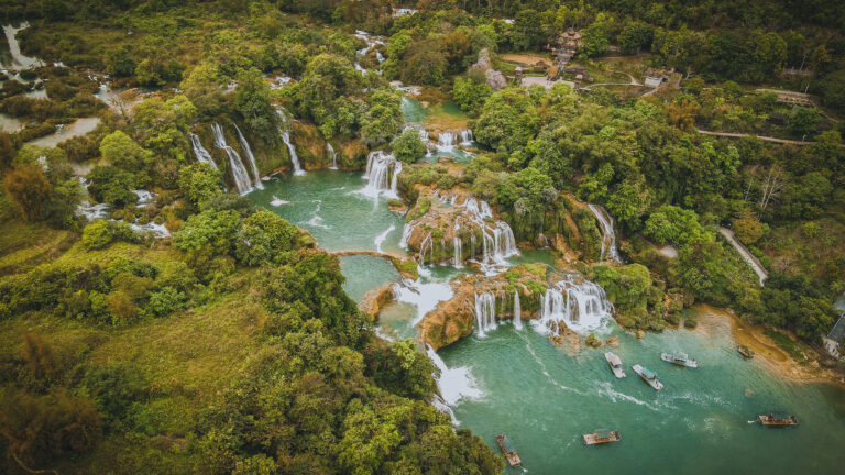 Ban Gioc Waterfall in Vietnam