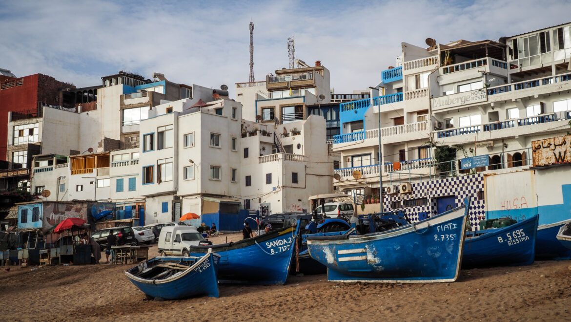 Taghazout i Tamraght: miasteczka surfingowe w Maroku Taghazout, Morocco