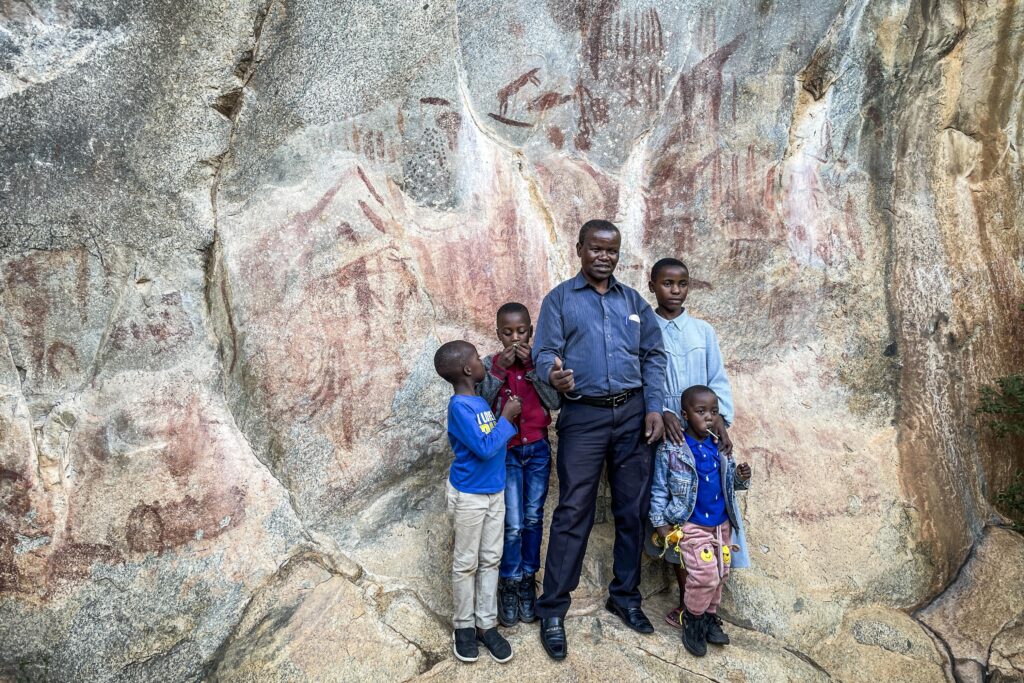 Rock art in Iringa, Tanzania