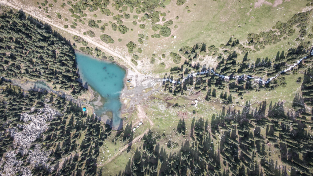 Lake in Kyrgyzstan