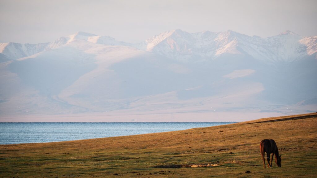 Song Kul Lake in Kyrgyzstan